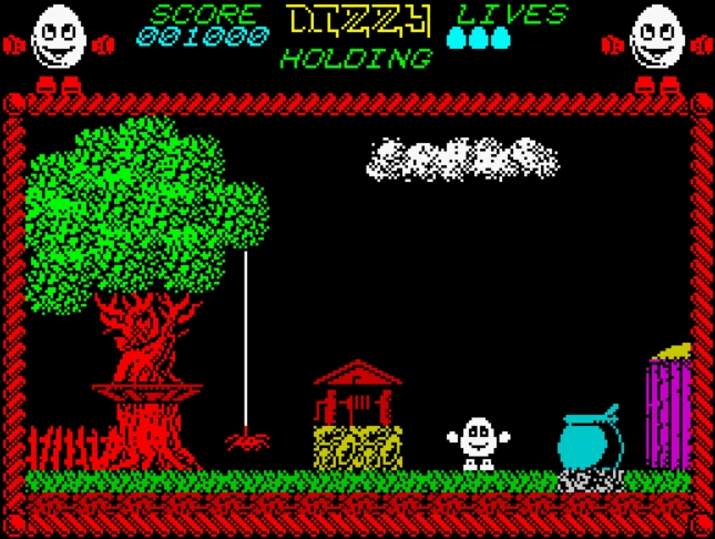 Dizzy - ZX Spectrum game screenshot (1987) by Code Masters